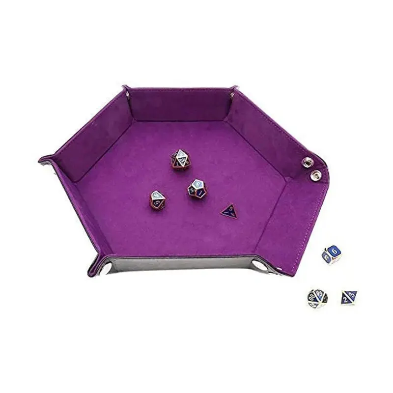 Board Game Organization - 1 قطعة علبة النرد سداسية وصندوق