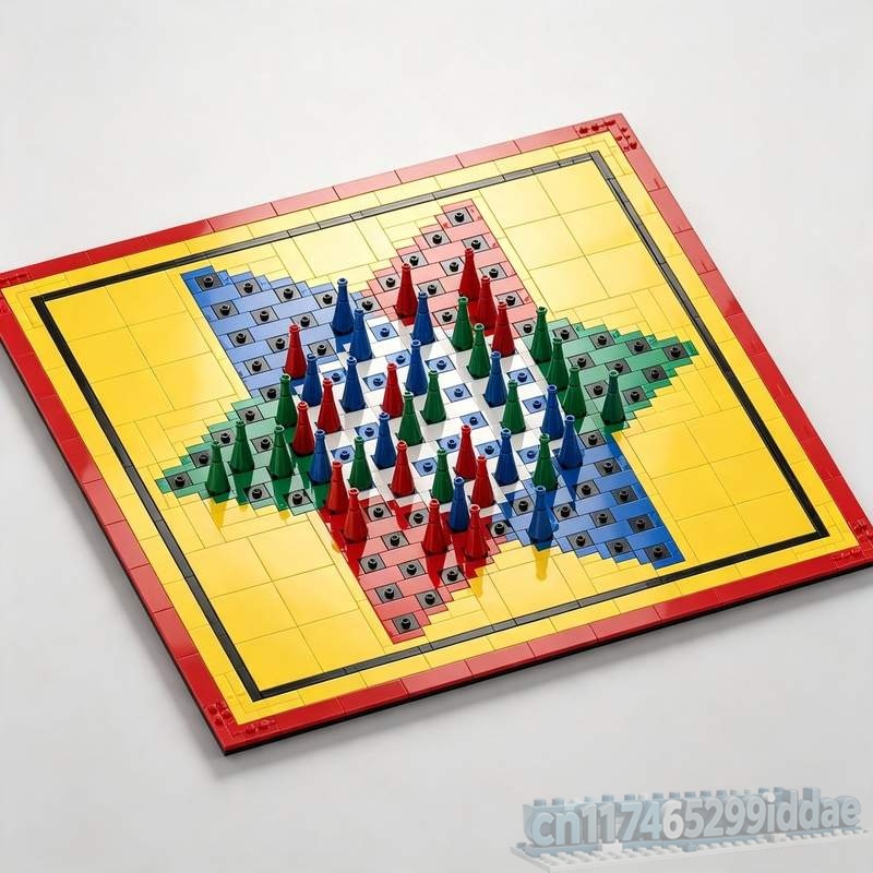 Board Game Halma - لعبة هالما اللوحية 781 قطعة، نموذج