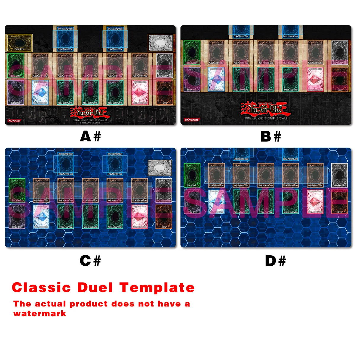 Board Game Yugioh - YuGiOh الكلاسيكية حصيرة مجلس لعبة مبارزة