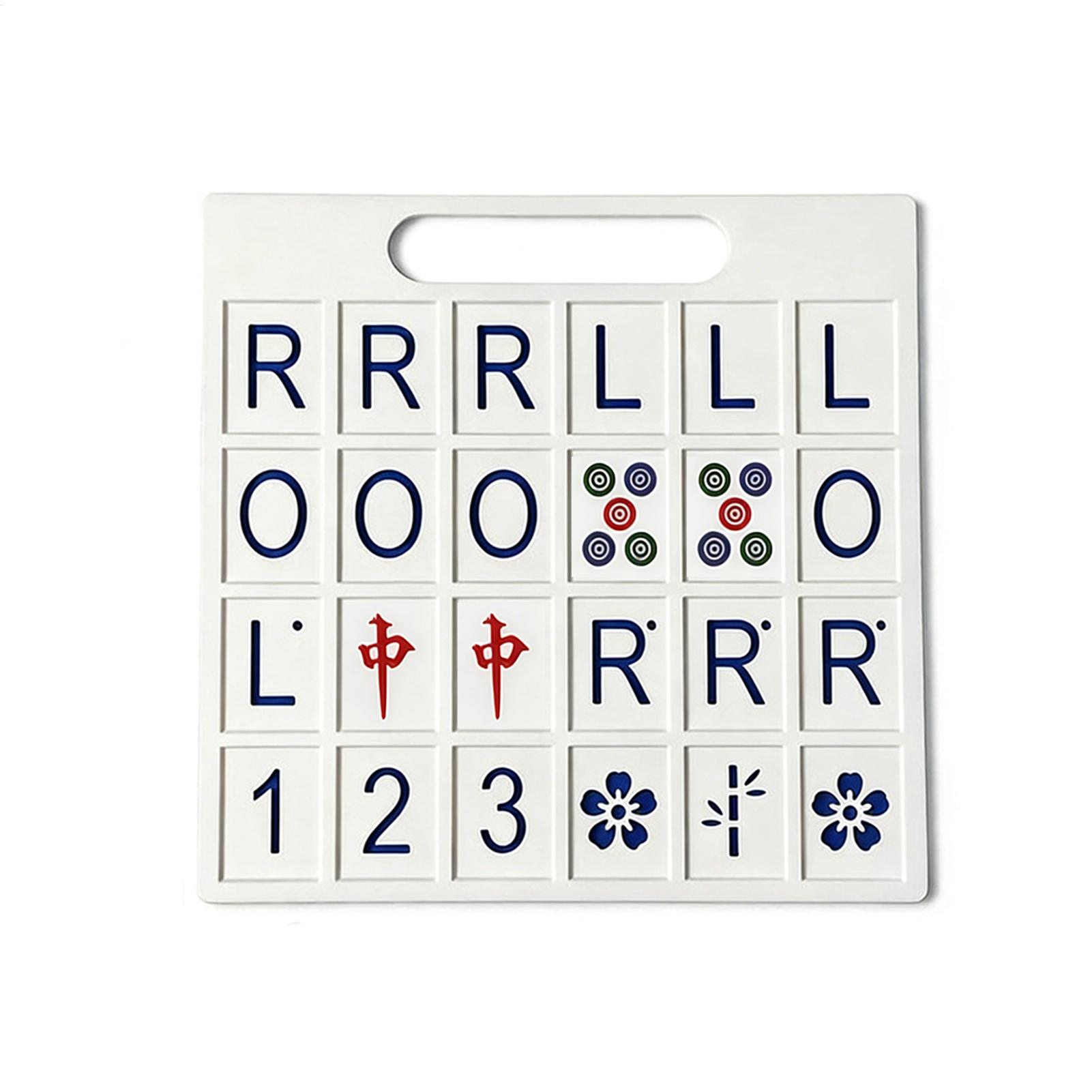 Board Game Room - لوحة ماجونغ فردية بـ 24 فتحة،