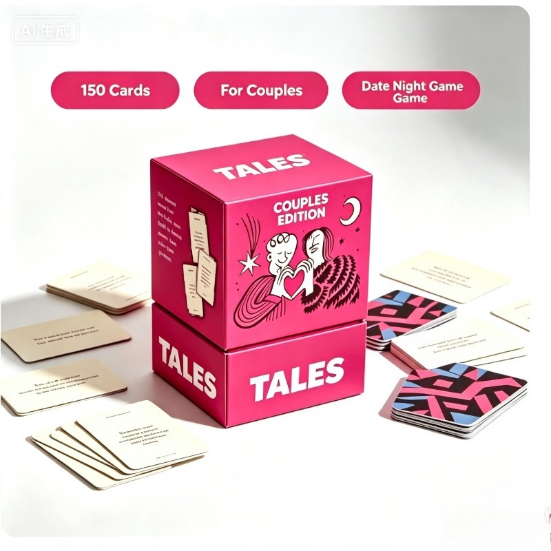 Board Game Quiz - بطاقات محادثة للأزواج من TALES، 150