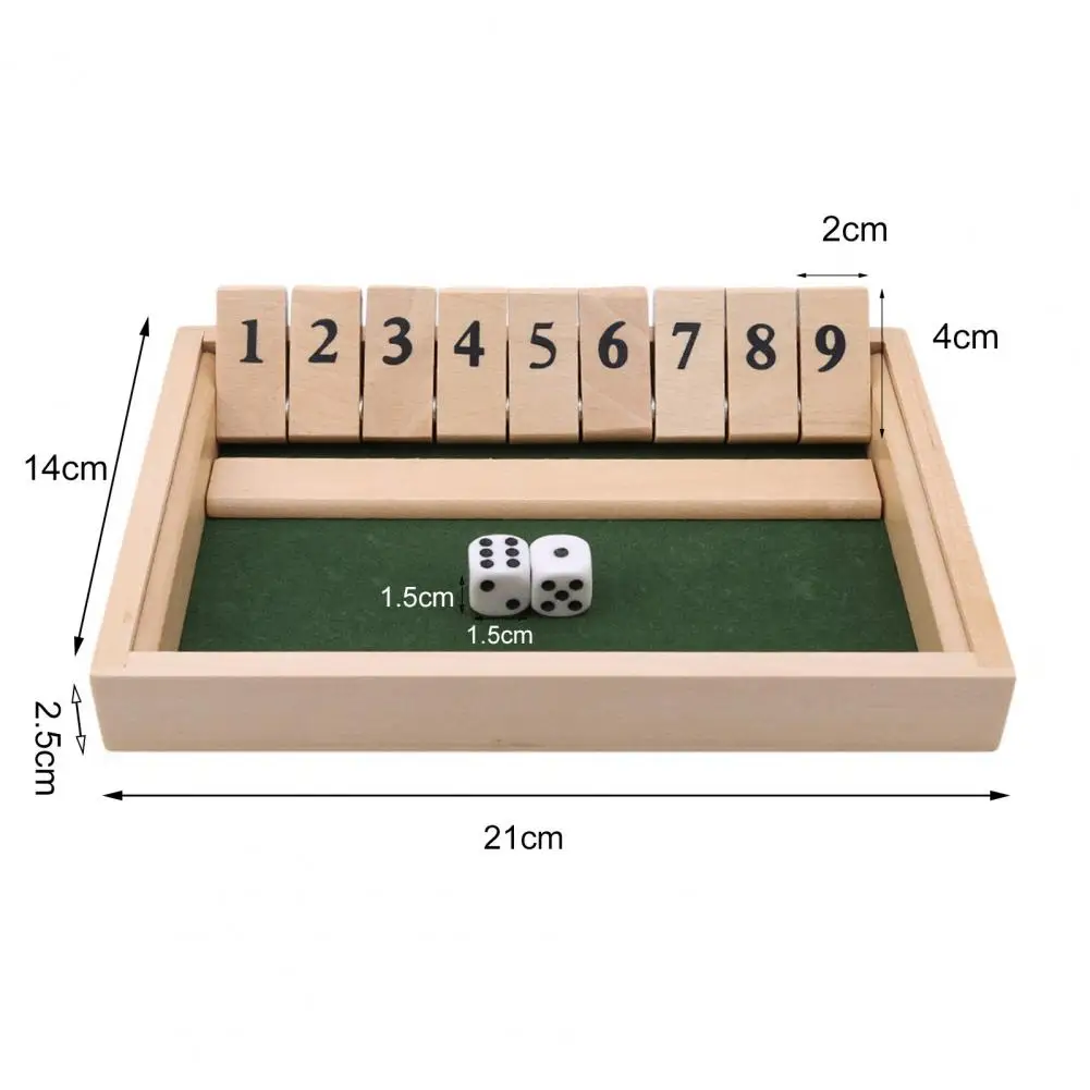 2-4 لاعب خشبي الرياضيات اللوحا - مراجعة Board Game Organization وسعره