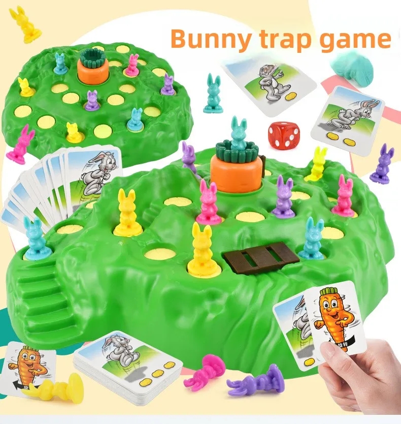لوحة طاولة مصيدة على شكل أرنب  - مراجعة Board Game Saboteur وسعره