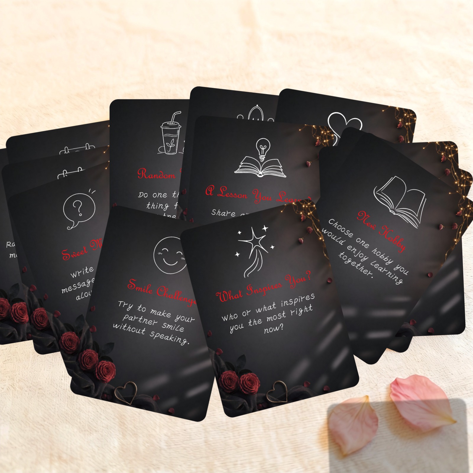 50 قطعة من بطاقات التحدي الروم - مراجعة Board Game Quiz وسعره