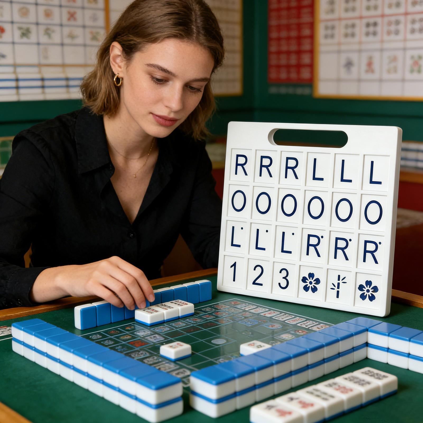 لوحة ماجونغ فردية بـ 24 فتحة،  - مراجعة Board Game Room وسعره